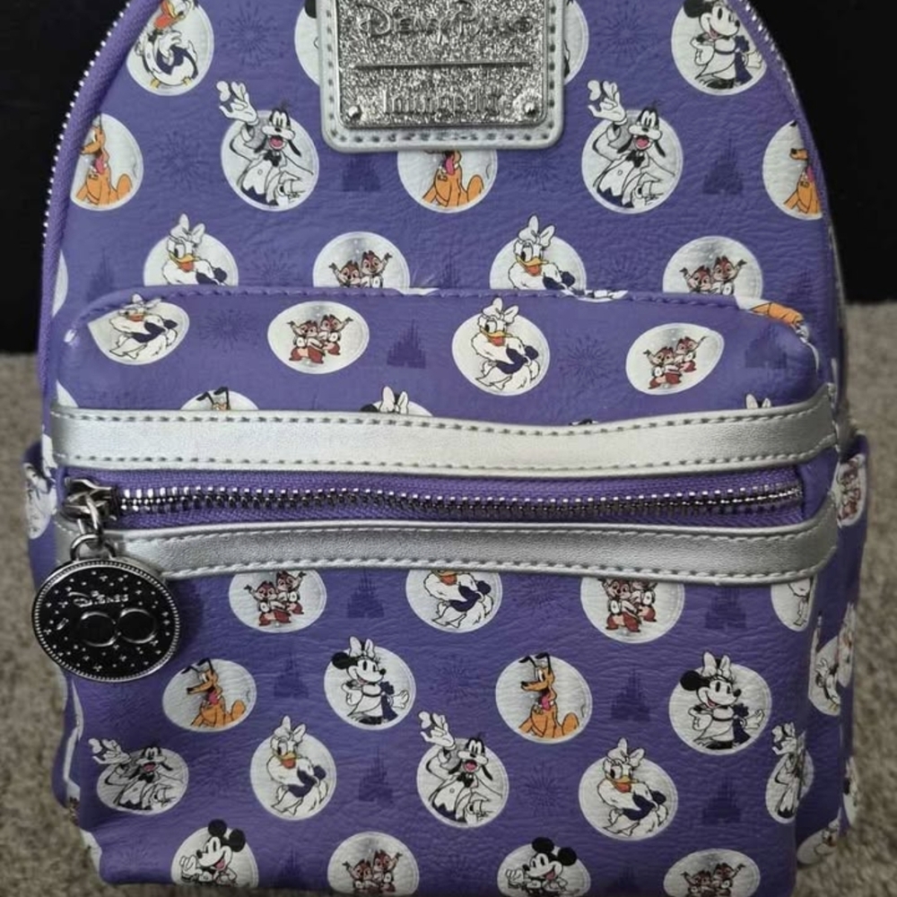 Loungefly Disney Purple Character Backpack